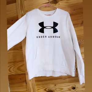 Underarmour white hoodie very cute no stains
